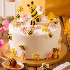 Abejas, colmenas y ositos de azúcar (6) - Sin gluten - Decora