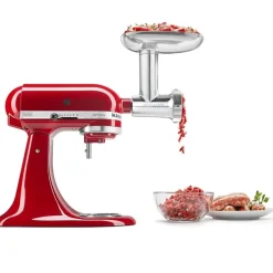 Accesorio picadora de alimentos con 3 discos y tubos de embutido - 5KSMMGA - KitchenAid