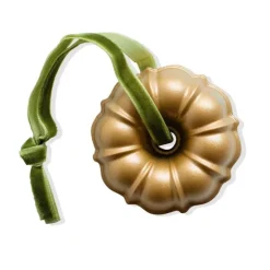 Adorno árbol navidad molde bundt dorado - Nordic Ware