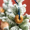 Adorno árbol navidad molde bundt Heritage dorado - Nordic Ware