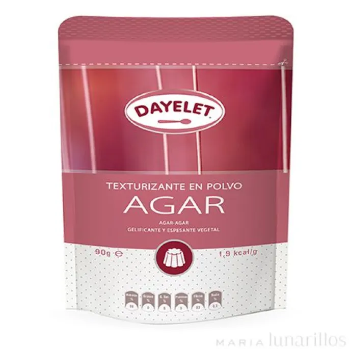 Agar-agar 90 gr - Sin gluten - Dayelet