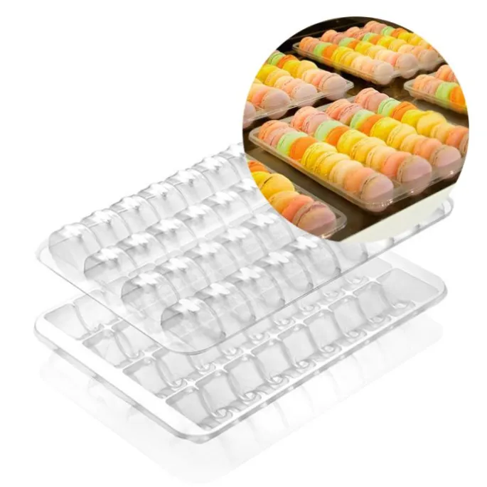 Alveolos de plástico para 36 macarons (2)