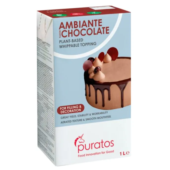 Ambiante chocolate: Nata vegetal 1 litro - Puratos
