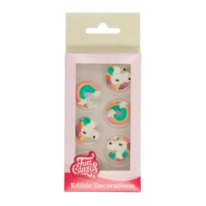 Arcoíris y unicornios de azúcar (12) - Sin gluten - Funcakes