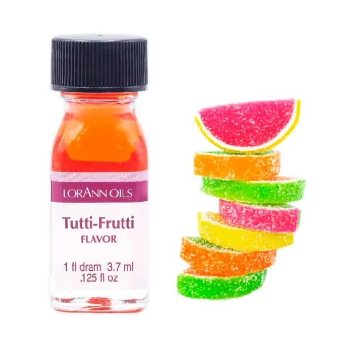 Aroma concentrado de tutti frutti 3,7 ml - Sin gluten - LorAnn