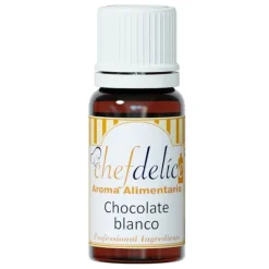 Aroma de chocolate blanco 10 ml - Sin gluten - Chefdelíce
