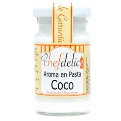 Aroma de coco en pasta 50 g - Sin gluten - Chefdelíce