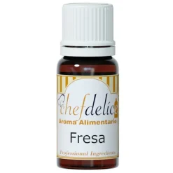 Aroma de fresa 10 ml - Sin gluten - Chefdelíce