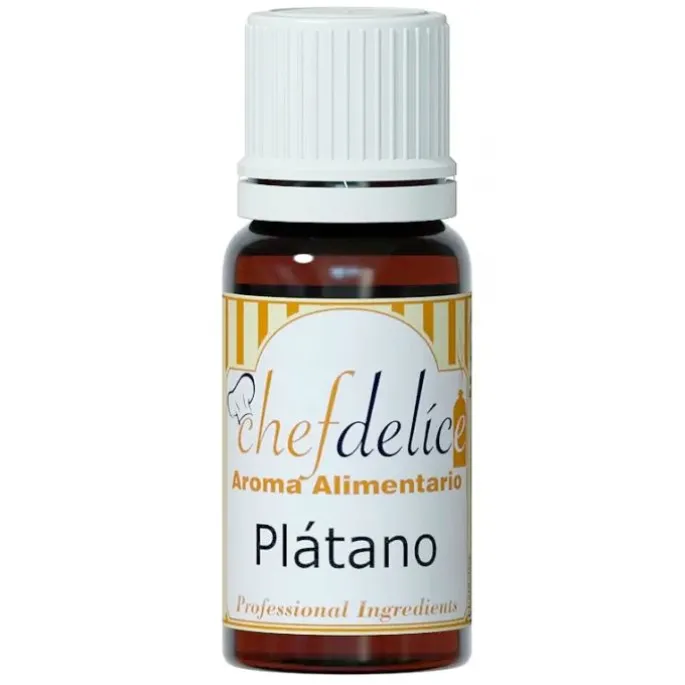 Aroma de plátano 10 ml - Sin gluten - Chefdelíce
