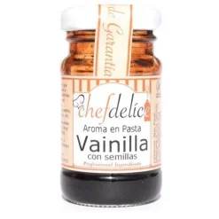 Aroma de vainilla con semillas en pasta 50 g - Sin gluten - Chefdelíce