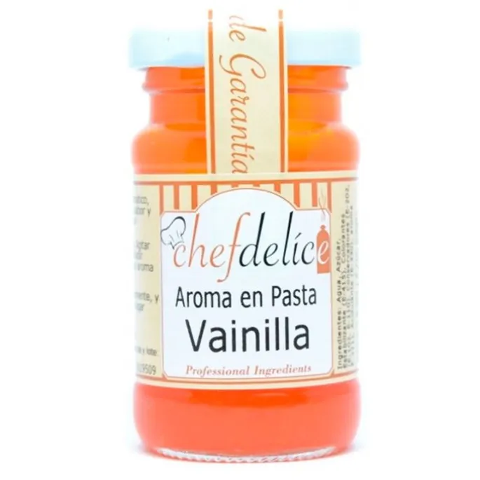 Aroma de vainilla en pasta 50 g - Sin gluten - Chefdelíce