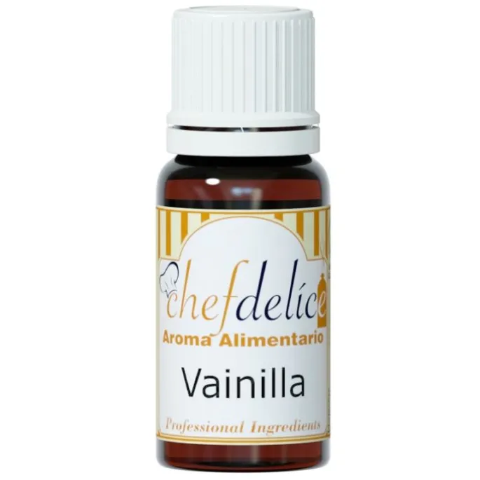 Aroma de vainilla 10 ml - Sin gluten - Chefdelíce
