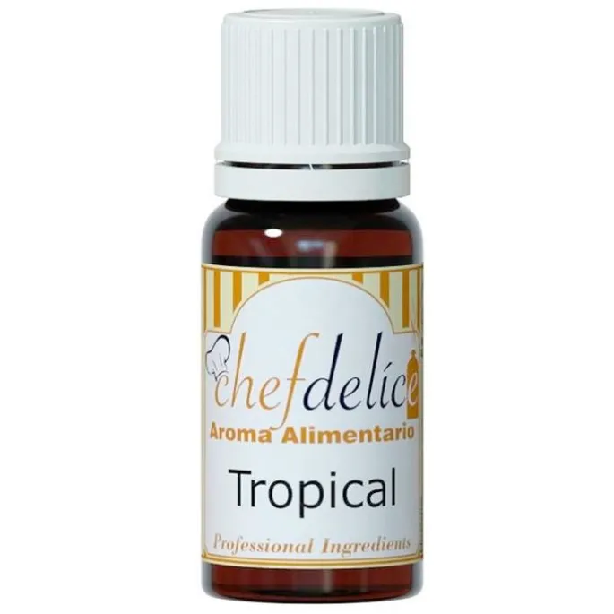 Aroma tropical 10 ml - Sin gluten - Chefdelíce