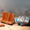 Atril para tablets y libros de cocina de madera - Kitchen Craft