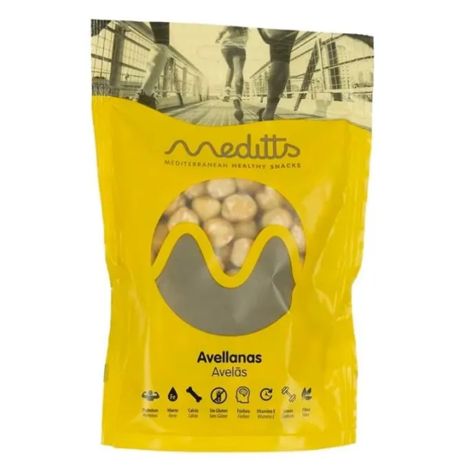 Avellanas tostadas peladas 125 g - Sin gluten - Meditts