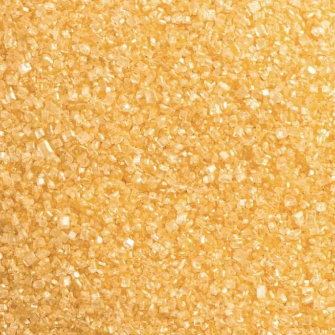Azúcar brillante dorado 100 g - Decora