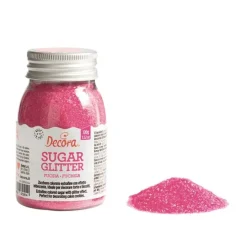 Azúcar brillante rosa 100 g - Decora