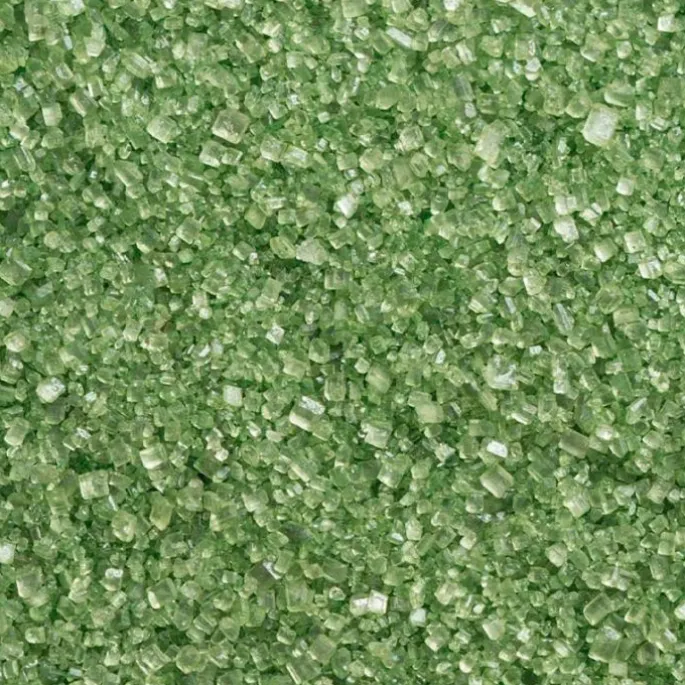Azúcar brillante verde 100 g - Decora