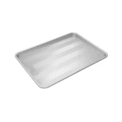 Bandeja de aluminio rectangular para hornear con estrías Naturals 29 x 20,5 cm - Nordic Ware