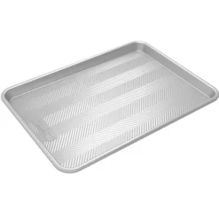 Bandeja de aluminio rectangular para hornear con estrías Naturals 41,2 x 28,5 cm - Nordic Ware