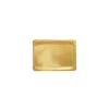 Bandeja de cartón dorada 10,5 x 17,5 cm