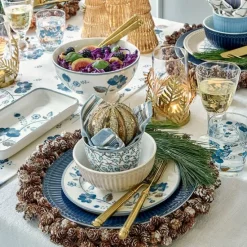 Bandeja de cerámica Mozy White 24 cm - GreenGate