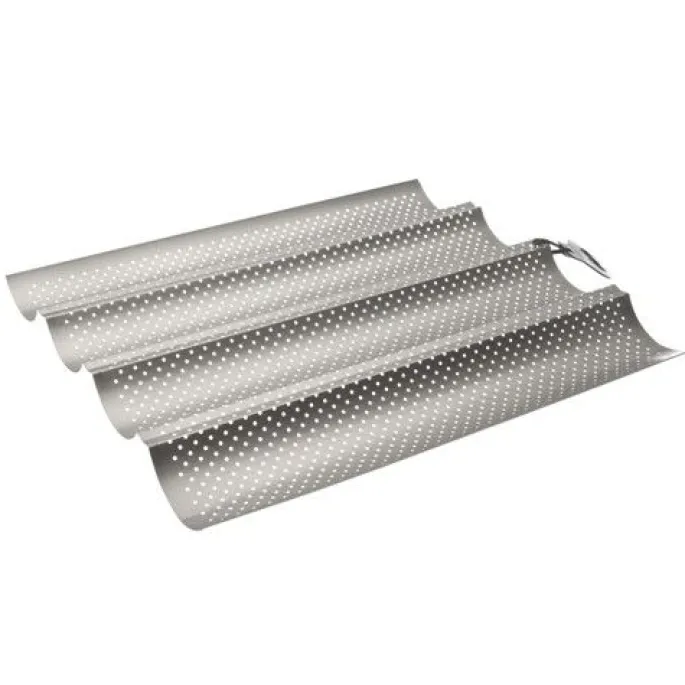 Bandeja metálica para 4 baguettes - Ibili