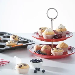 Bandeja molde antiadherente para 12 magdalenas - Acero al carbono - Le Creuset