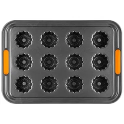 Bandeja molde antiadherente para 12 canelés - Acero al carbono - Le Creuset