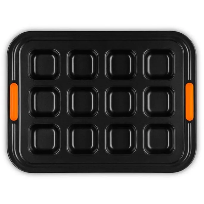Bandeja molde antiadherente para 12 mini brownies - Acero al carbono - Le Creuset