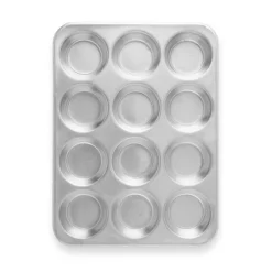 Bandeja molde de aluminio con tapa para 12 magdalenas o cupcakes Naturals - Nordic Ware
