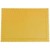 Bandeja rectangular ondulada dorada metalizada 35 x 25 cm