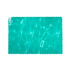 Bandeja rectangular ondulada agua 30 x 25 cm