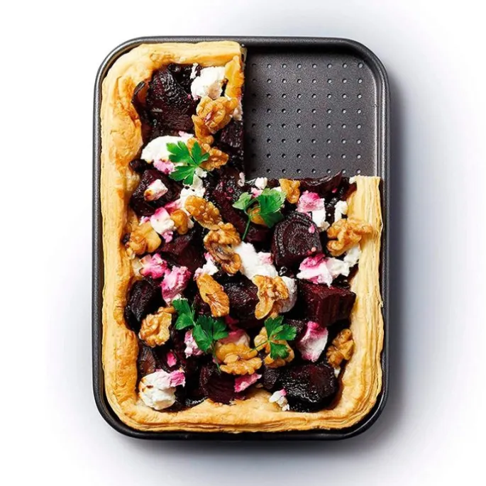Bandeja rectangular perforada para hornear Master Class 39,5 cm - Kitchen Craft