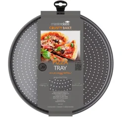 Bandeja redonda perforada para pizza Master Class 32 cm - Kitchen Craft
