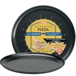 Bandeja redonda perforada para pizza 32 cm - Ibili