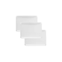 Bandejas de cartón estucadas blancas 10,5 x 17,5 cm (100)