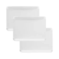 Bandejas de cartón estucadas blancas 22 x 28 cm (100)