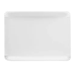 Bandejas de cartón estucadas blancas 26 x 34 cm (100)