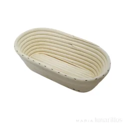 Banetón de mimbre alargado 1 kg - Bakery Bits + REGALO cuchilla curva