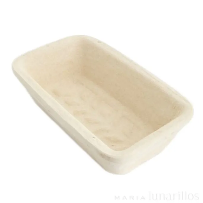 Banetón de pulpa rectangular con espiga 750 g - E. Birnbaum