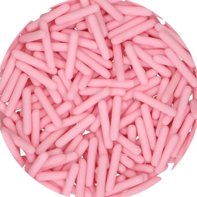 Barritas de azúcar rosas 70 g - Funcakes