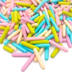Barritas multicolor Pastel Party Rods 90 g - Happy Sprinkles