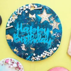 Base para topper personalizado círculo 8,5 cm
