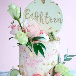 Base para topper personalizado círculo 15,5 cm