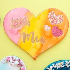 Base para topper personalizado corazón - Sweet Stamp