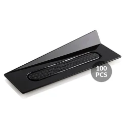 Bases para servir rectangulares negras (100) - Silikomart Professional