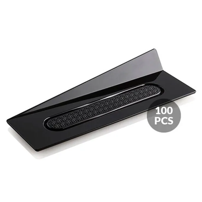 Bases para servir rectangulares negras (100) - Silikomart Professional