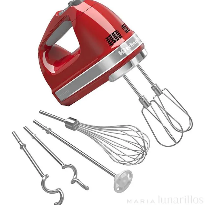 Batidora amasadora de mano o varillas eléctricas Roja - 5KHM9212 - KitchenAid