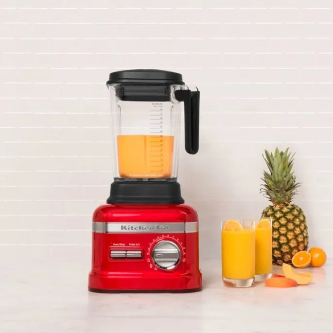 Batidora de vaso Licuadora Artisan Power Plus roja - 5KSB8270 - KitchenAid + REGALO 2 mini cocotte Caribe